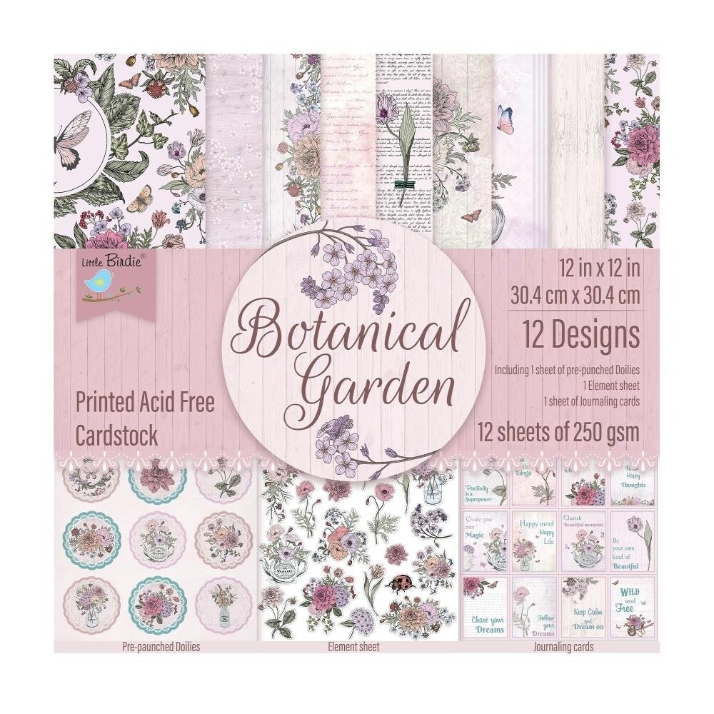 Botanical Garden 12 x12 paper pack