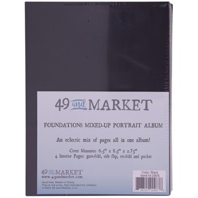 Foundations Mixed up Portrait Album Black