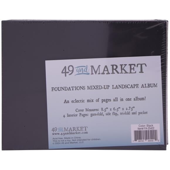 Foundations Mixed up Landscape Album Black