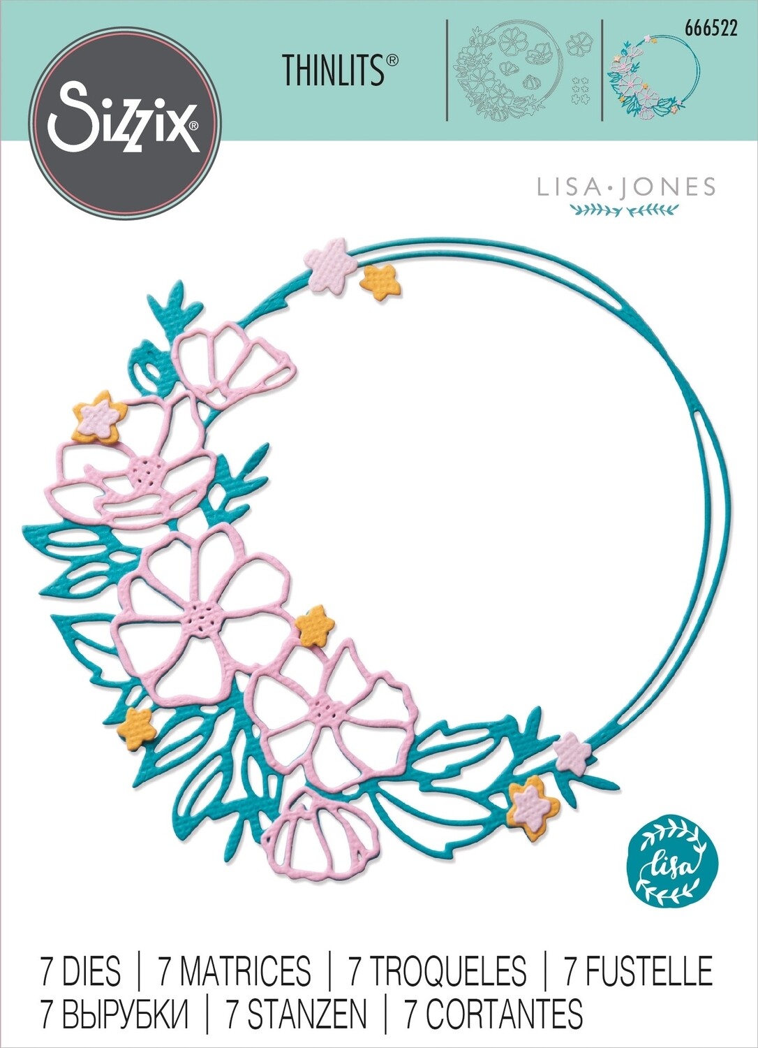 Sizzix Floral Round die