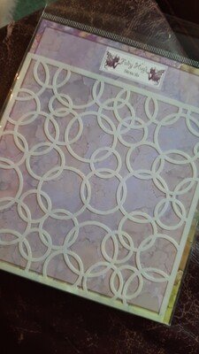 Fairy Bubbles Stencil 6x6