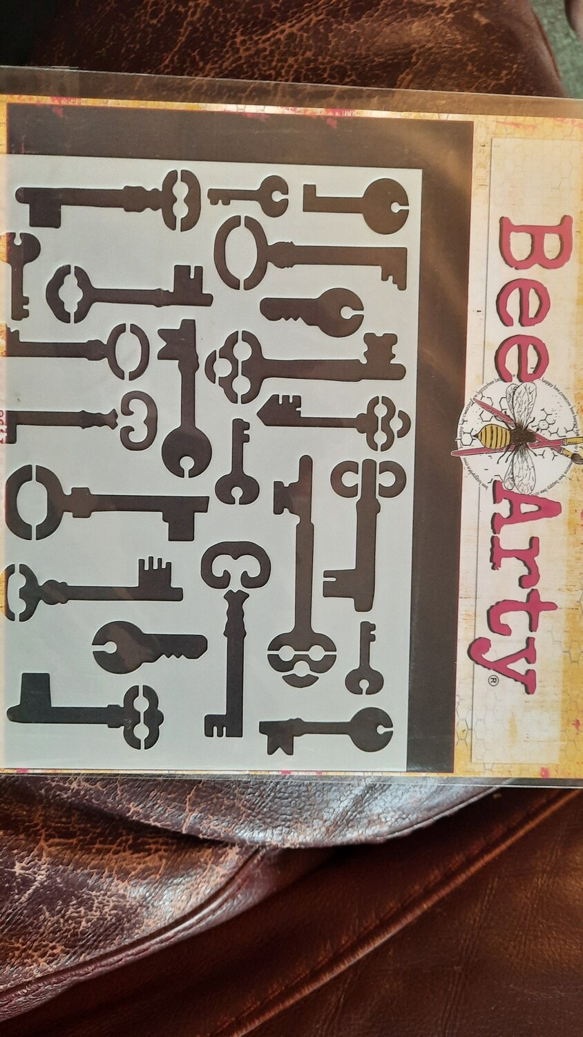 Keyed A6 stencil