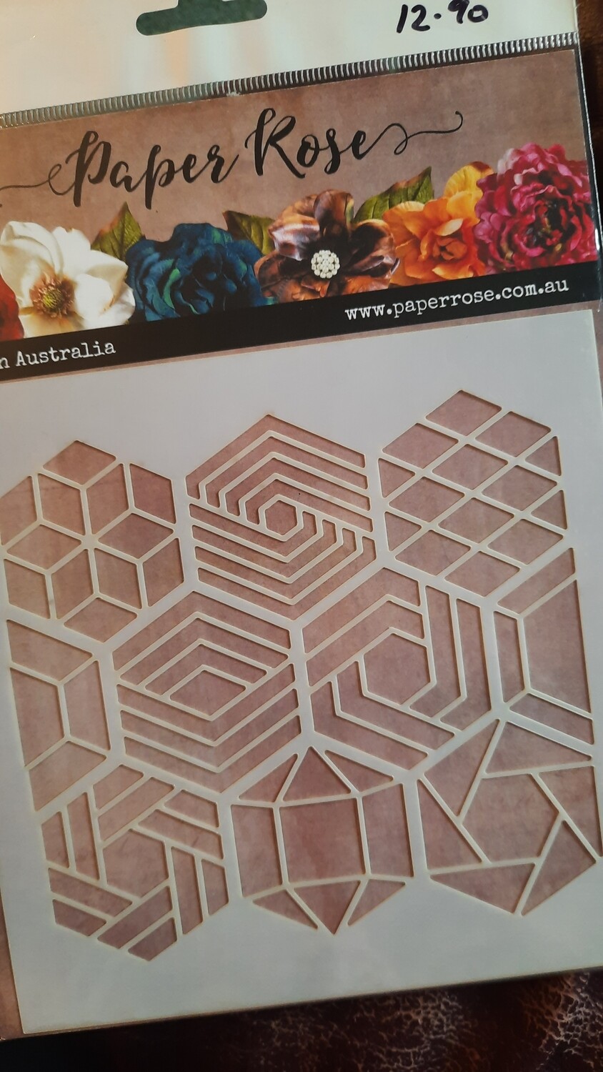 Geo Hexies Stencil