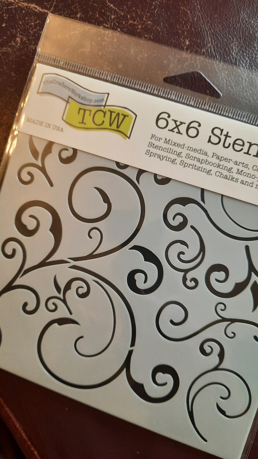TCW Capricious 6x6 stencil