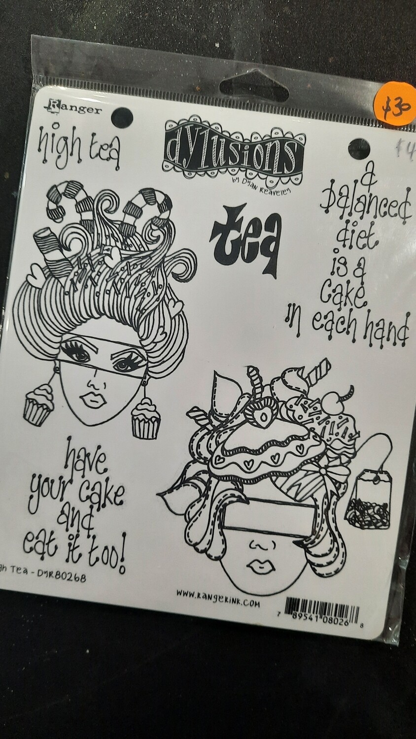 High Tea Dylusions Stamp