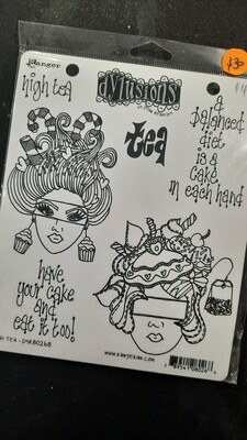 High Tea Dylusions Stamp