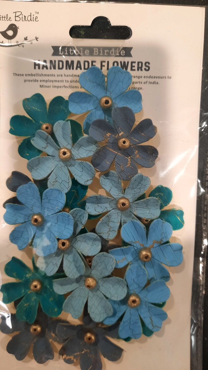 Washed aqua medley 18 pc