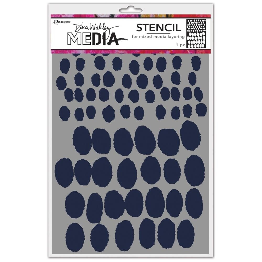 Dina Wakley Stencil Varied 