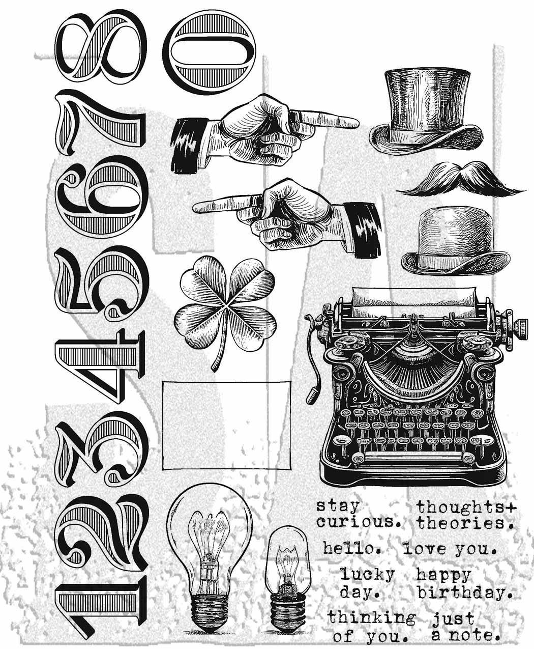 Tim Holtz Curiosity Stamp