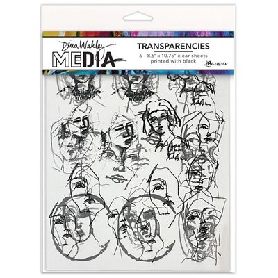 Dina Wakley Transparencies Tinies Set 1  