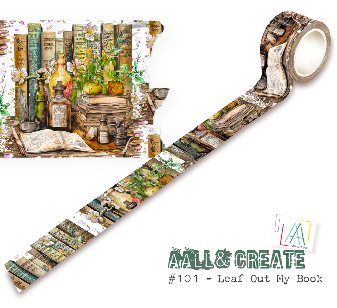 Leaf Out of my Book washi #101