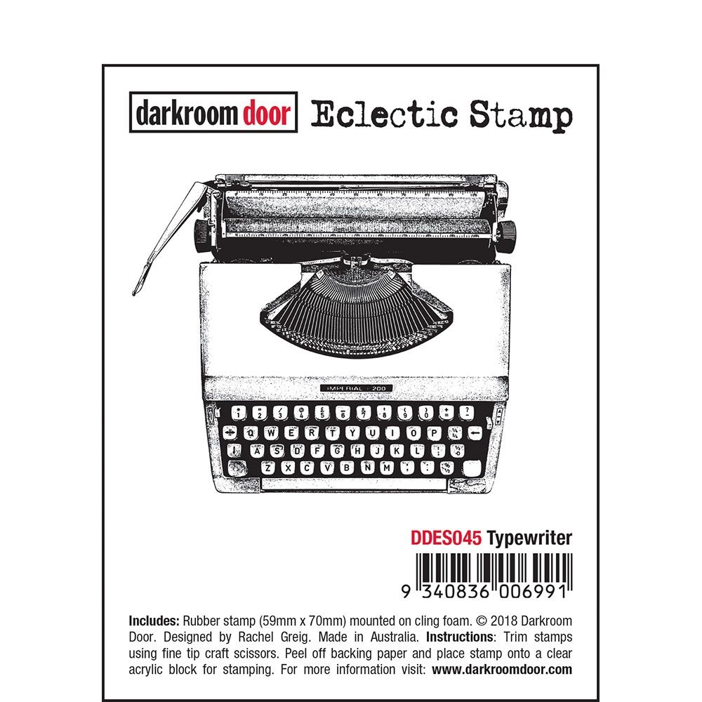 DD Typewriter Eclectic Stamp