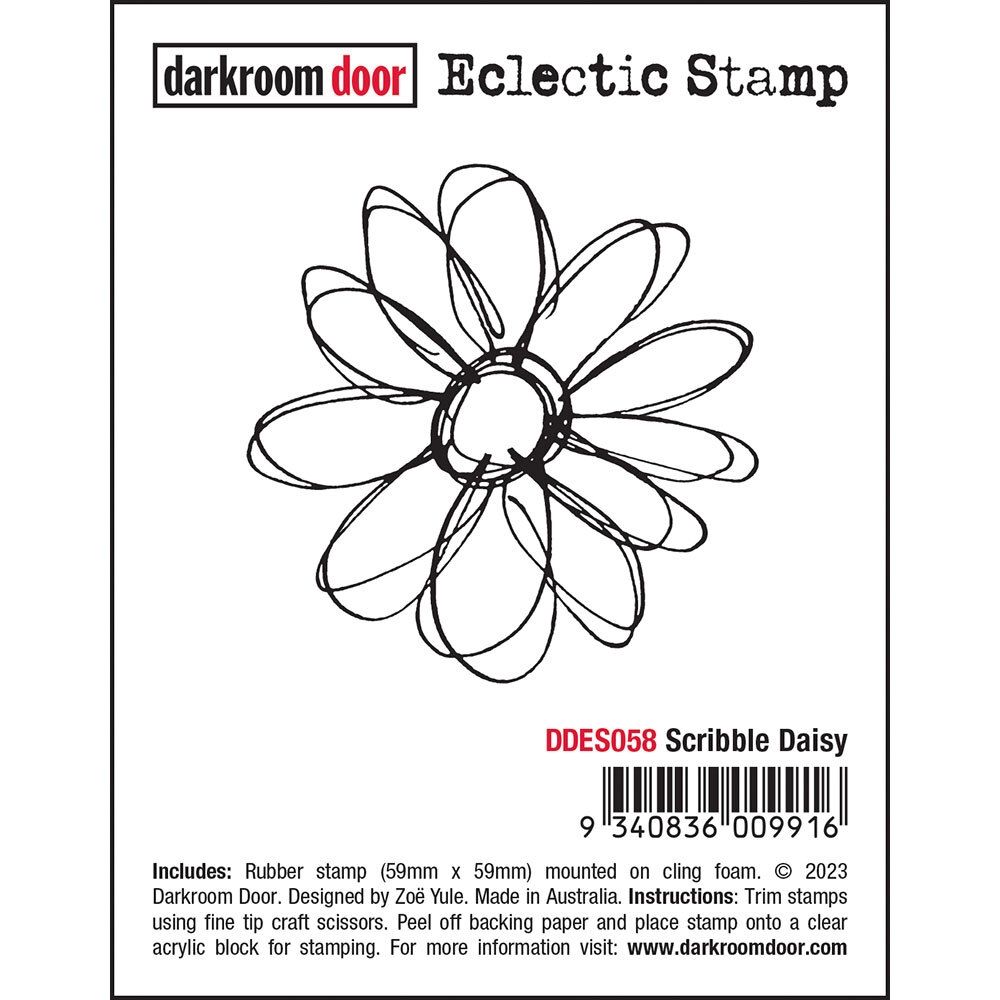Scribble Daisy Stamp