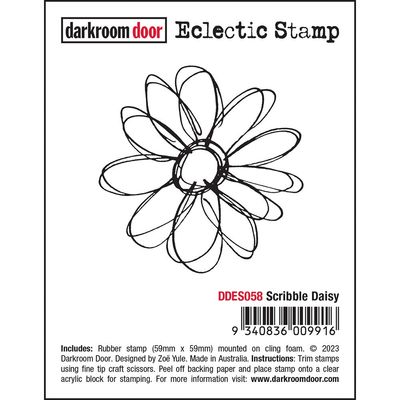 Scribble Daisy Stamp