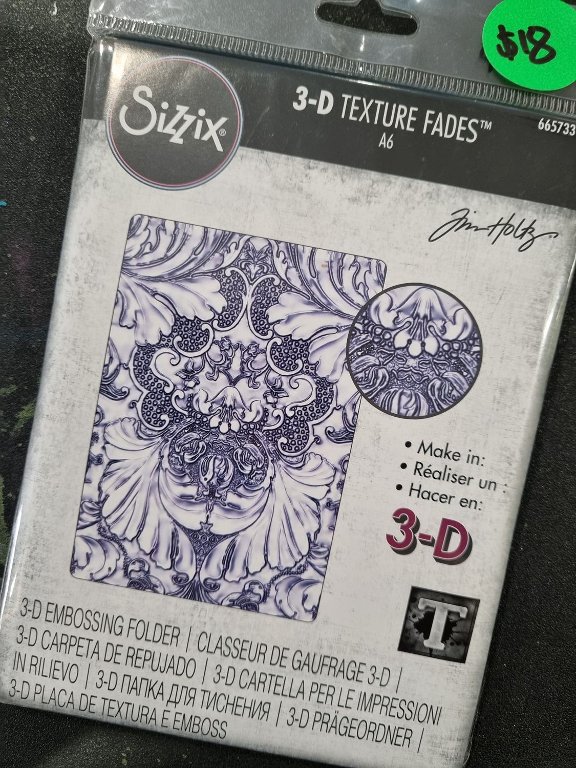 3D texture Fades Damask
