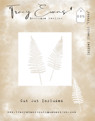 Snippet Stencil Fronds  SS5