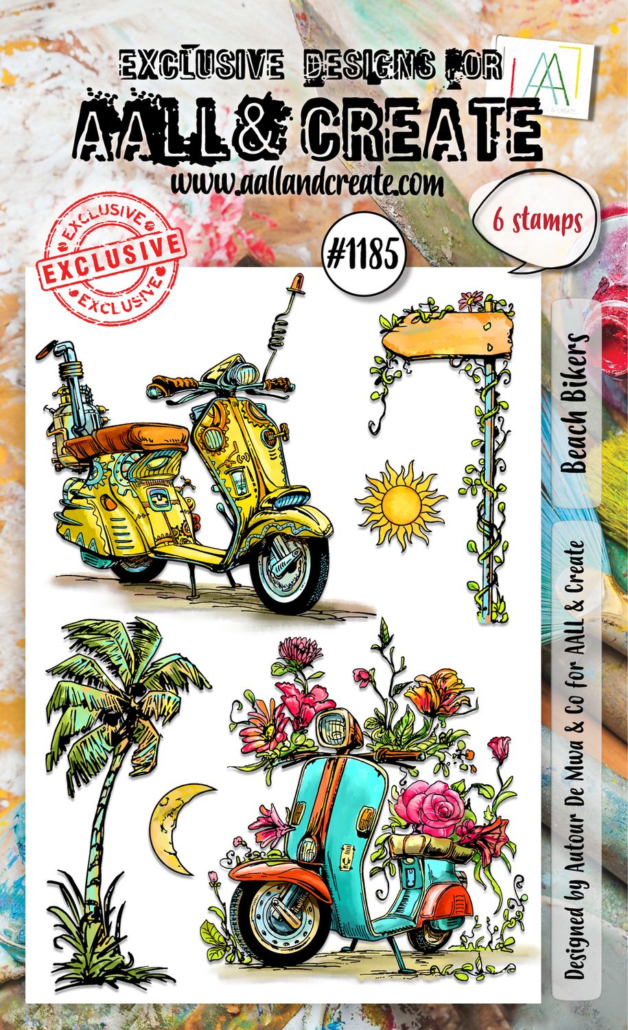 #1185  Beach Bikers