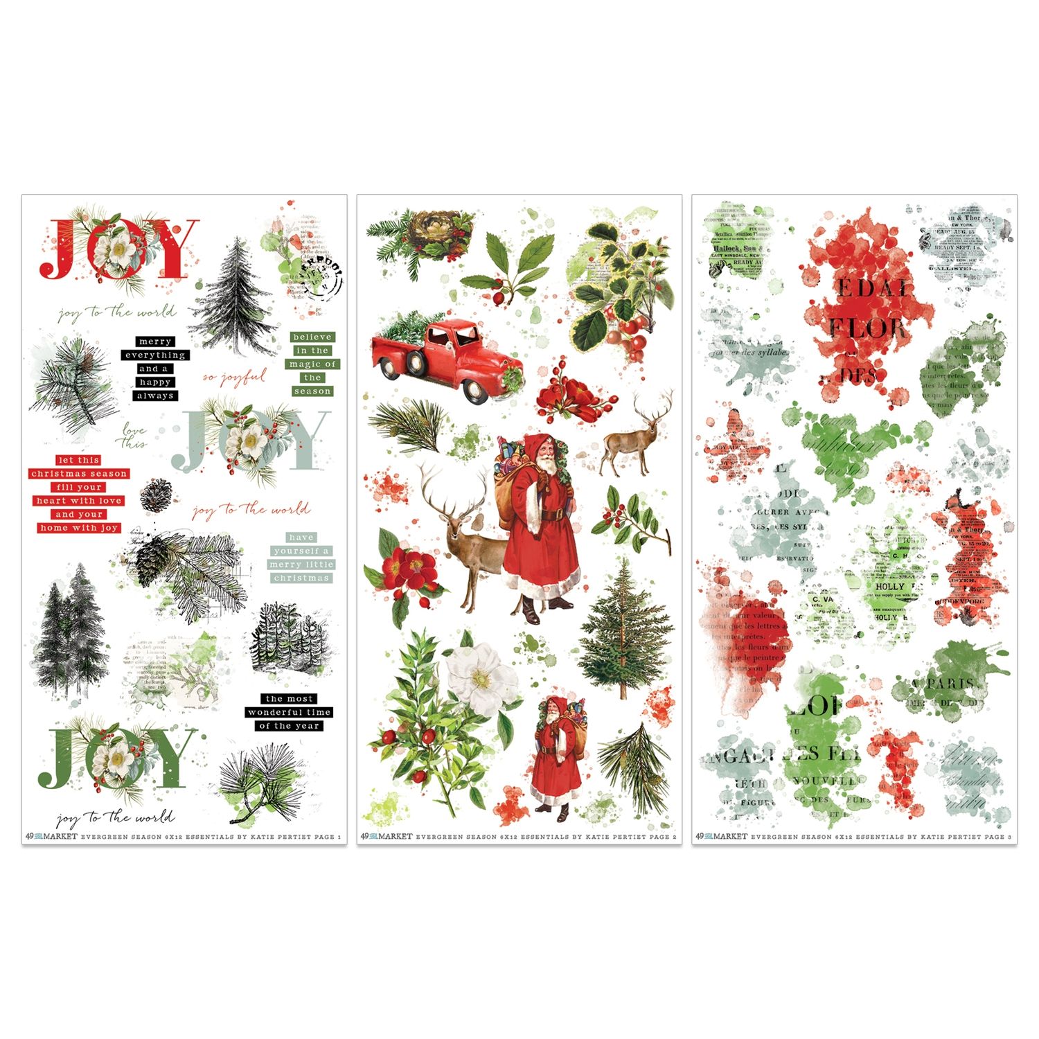 Evergreen Season Rubons Essentials