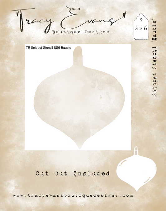 Snippet Stencil SS06 Bauble  