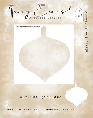 Snippet Stencil SS06 Bauble  
