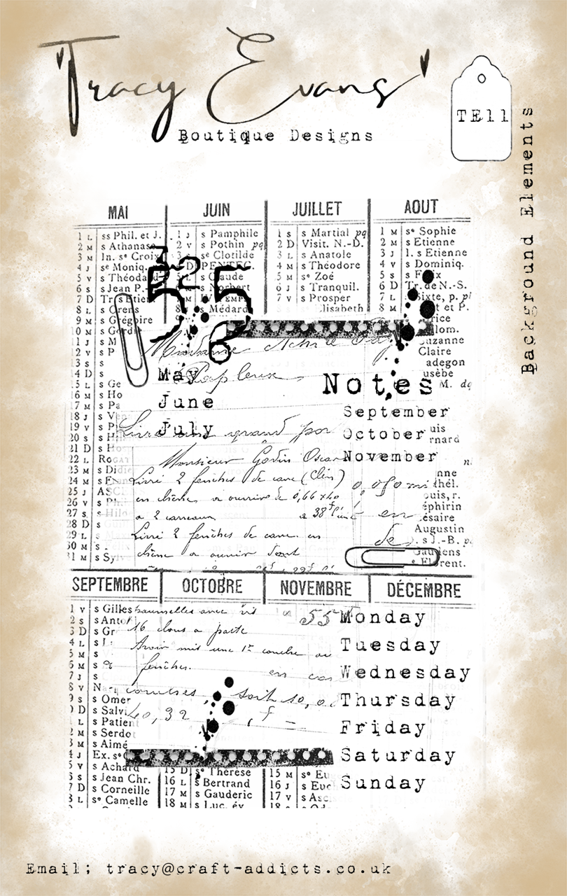 TE11 Background Stamp