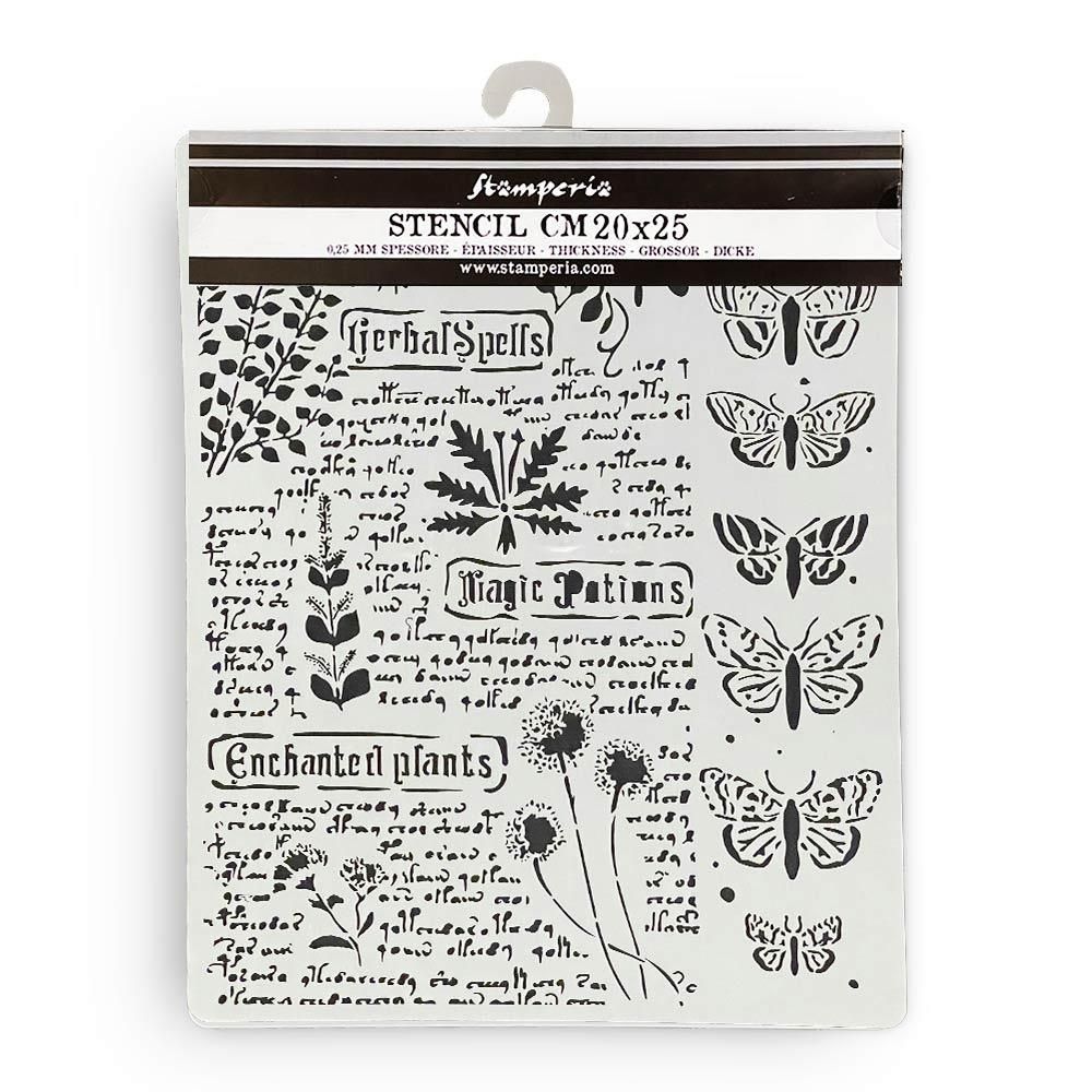 Stamperia Fortune Botanic stencil