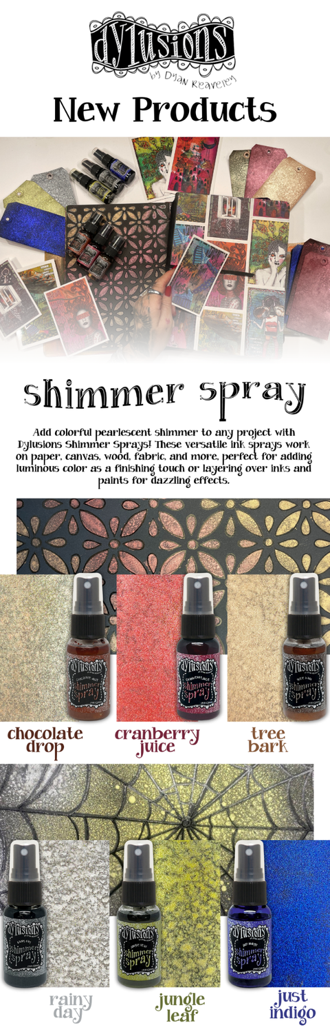 Dylusions Shimmer Spray Chocolate Drop