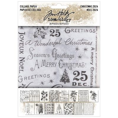 Idea-ology Christmas 2024 Collage sheets