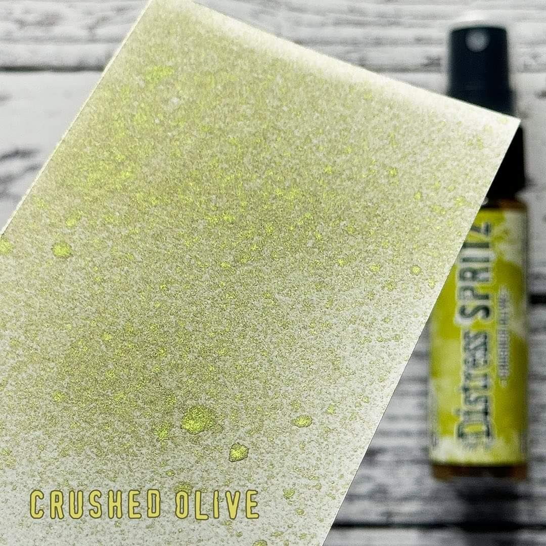 Distress Spritz Crushed Olive #