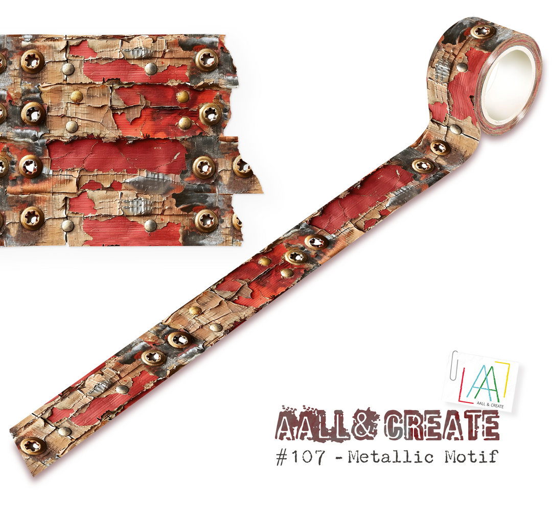 #107 Metallic Motif Washi Tape