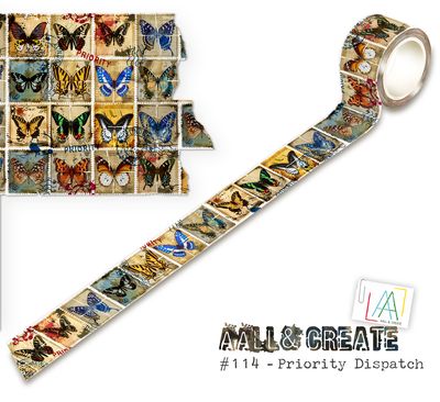 Priority dispatch washi tape #114