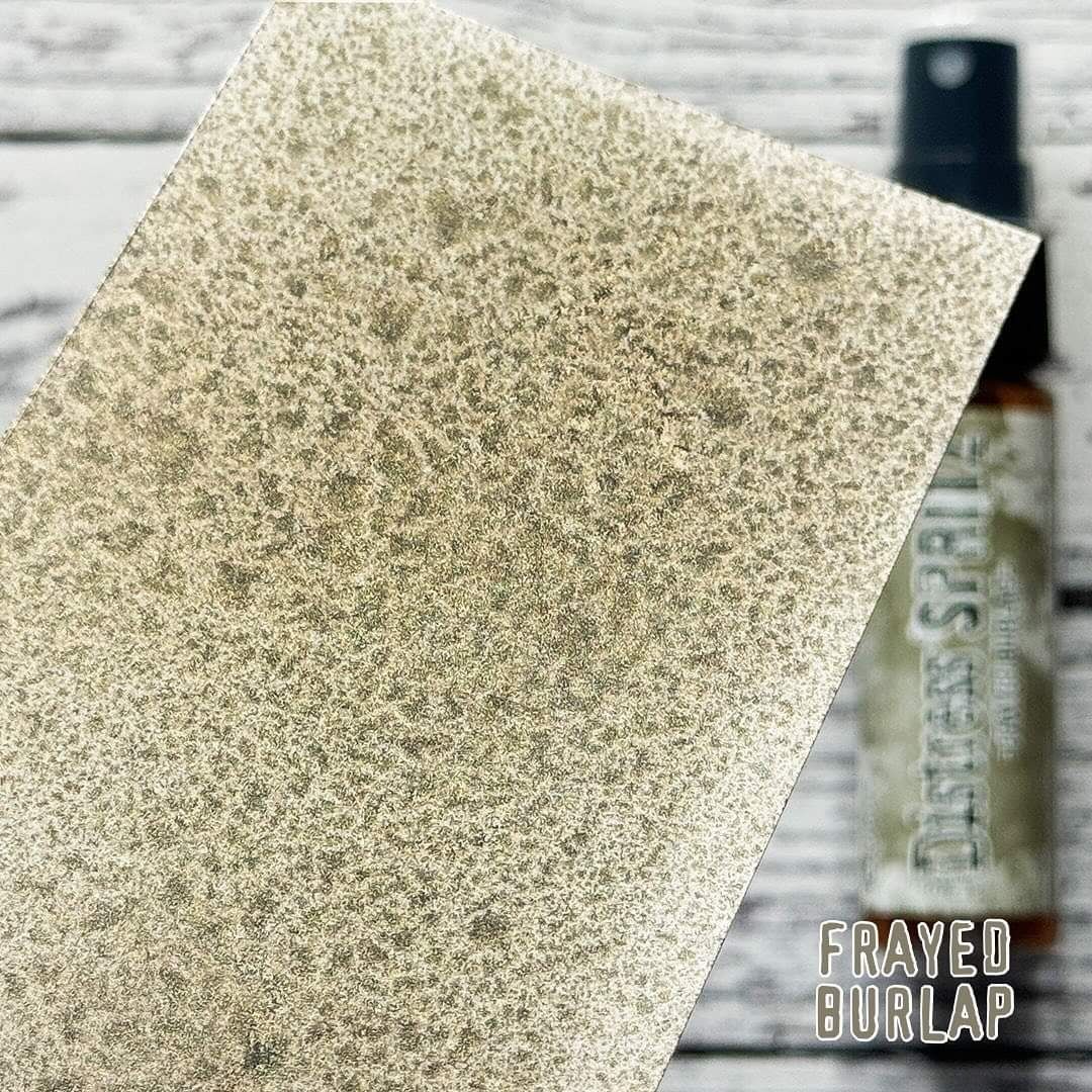 Frayed Burlap Distress Spritz