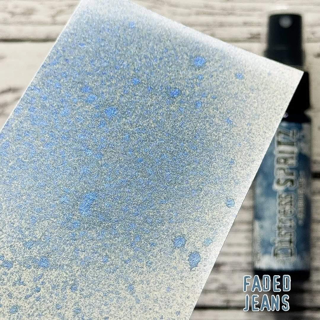 Faded Jeans Distress Spritz