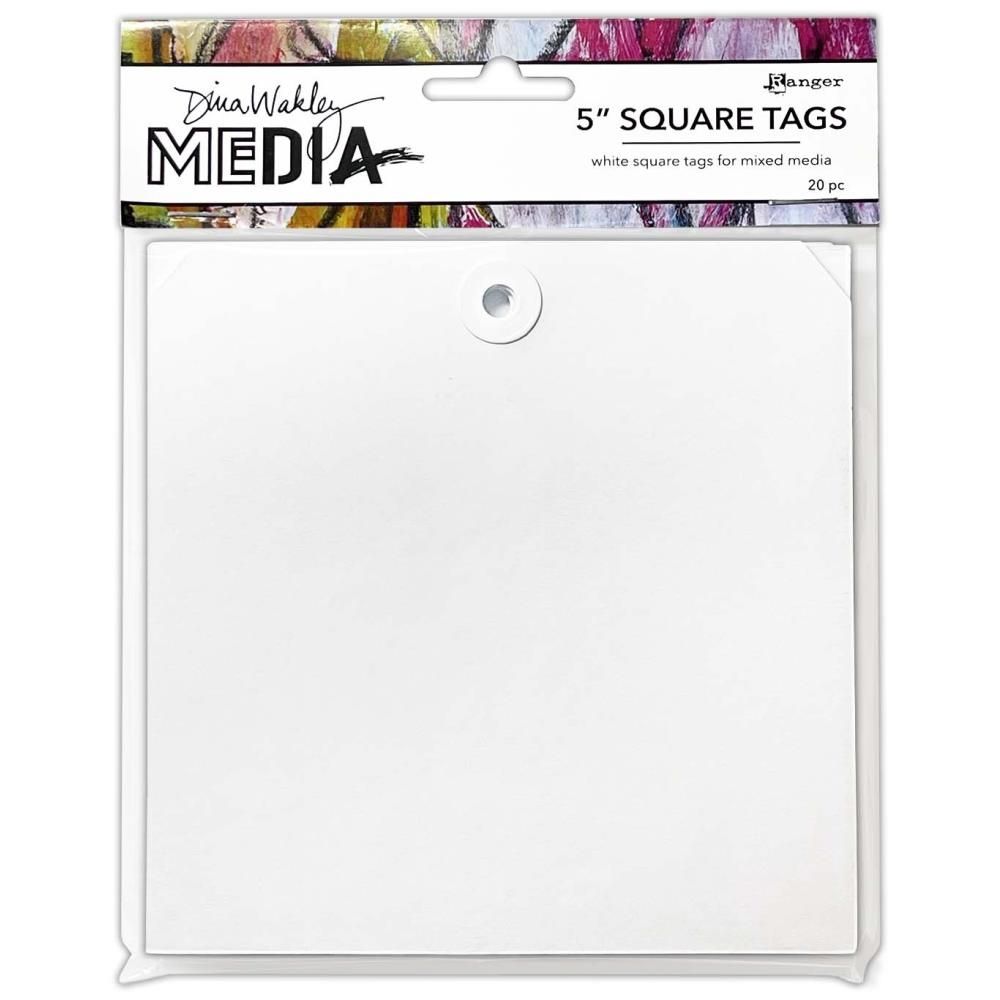 Dina Wakley 4&quot; Square Tags