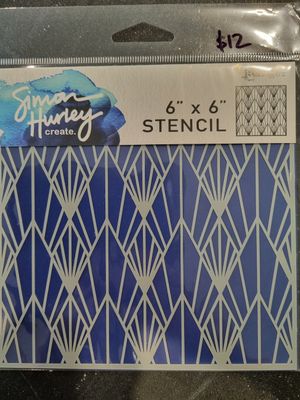 Simon Hurley Deco Diamonds Stencil