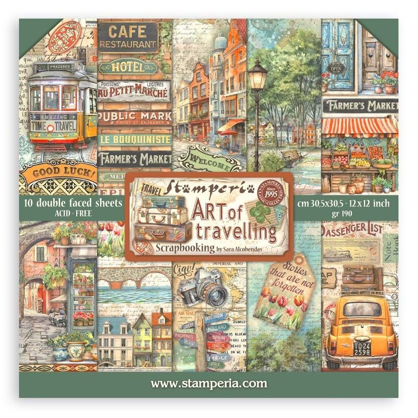 Art of Travelling 12x12 pad