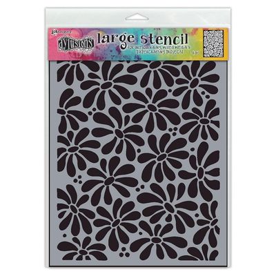 Dylusions Daisy Stencil Large 