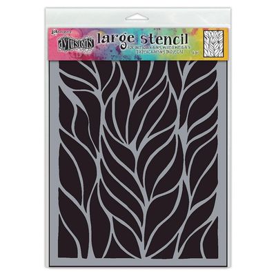 Dylusions Large fronds Stencil 