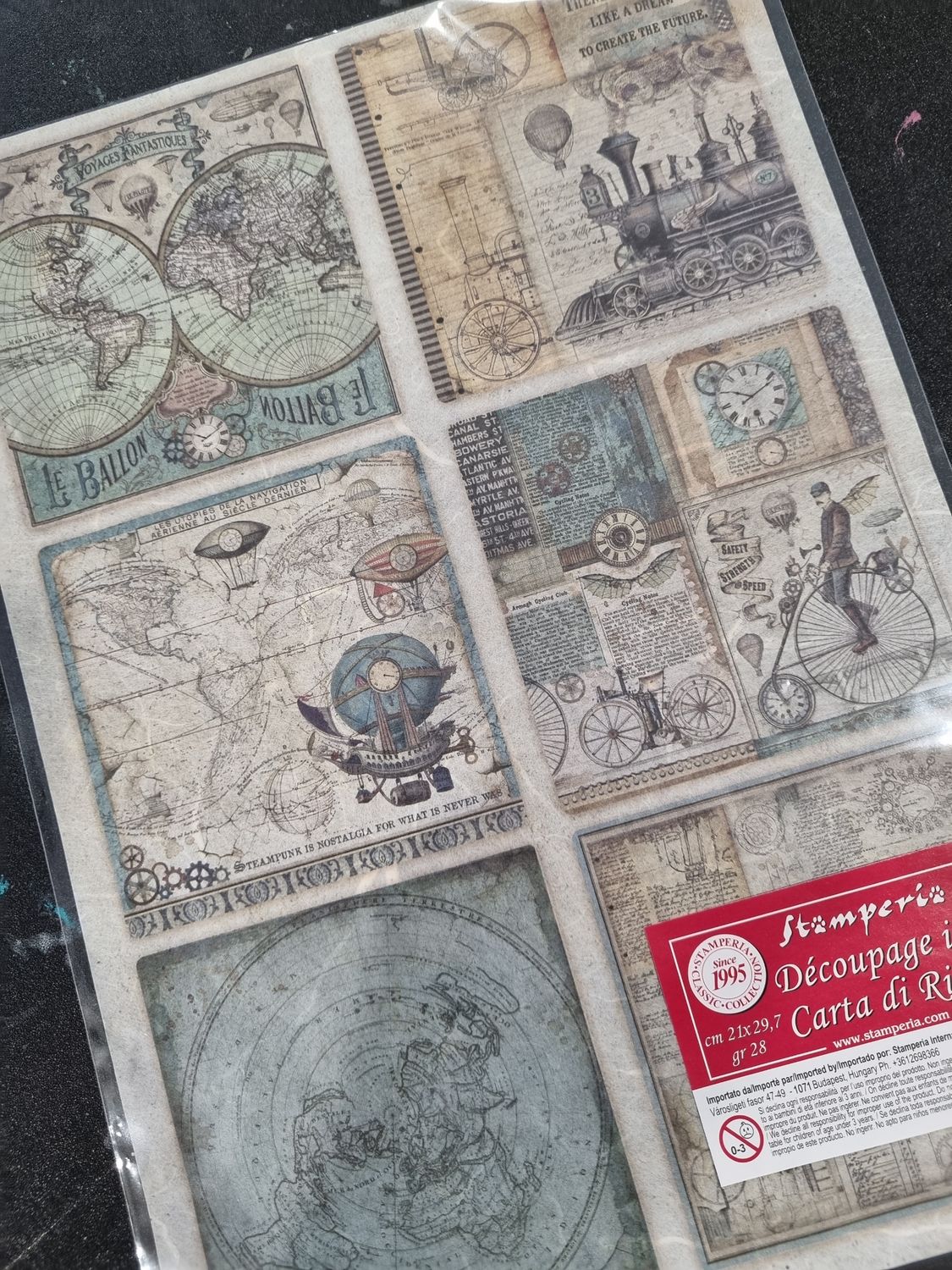 Voyage Fantastique A4 Rice paper
