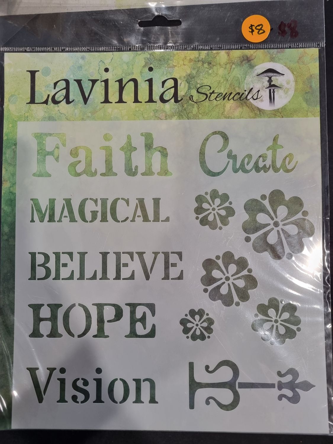 Lavinia Words 1 Stencil