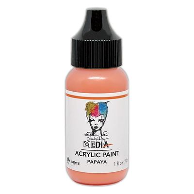 Dina Wakley Paint Papaya 