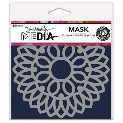 Dina Wakley Doily Mask 