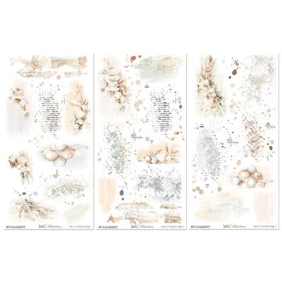 49 And Market Rub-On Transfer Set 6&quot;X12&quot; Little Celebrations