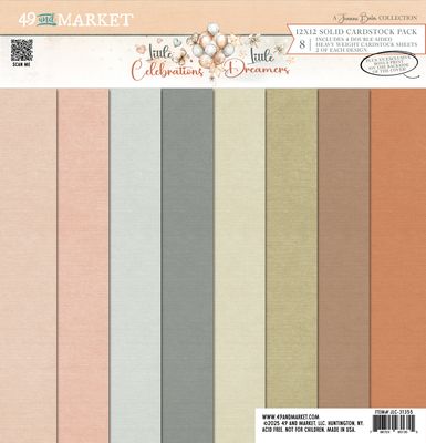 49 And Market Collection Pack Solids 12&quot;X12&quot; Little Dreamer/Celebrations Solids