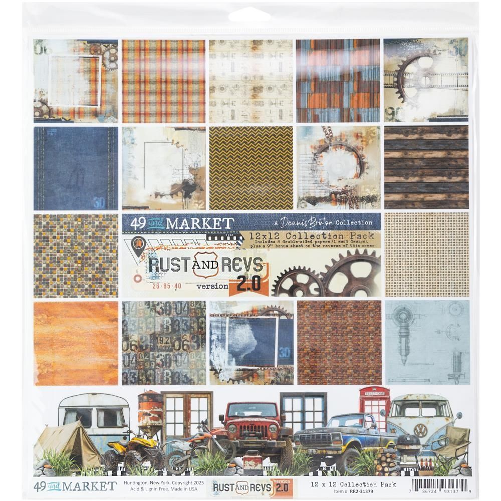 Rust n Rev 12x12 Collection Pack