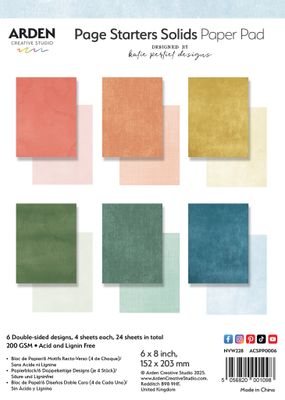 Arden Page Starter Plain 6x8 paper pack 