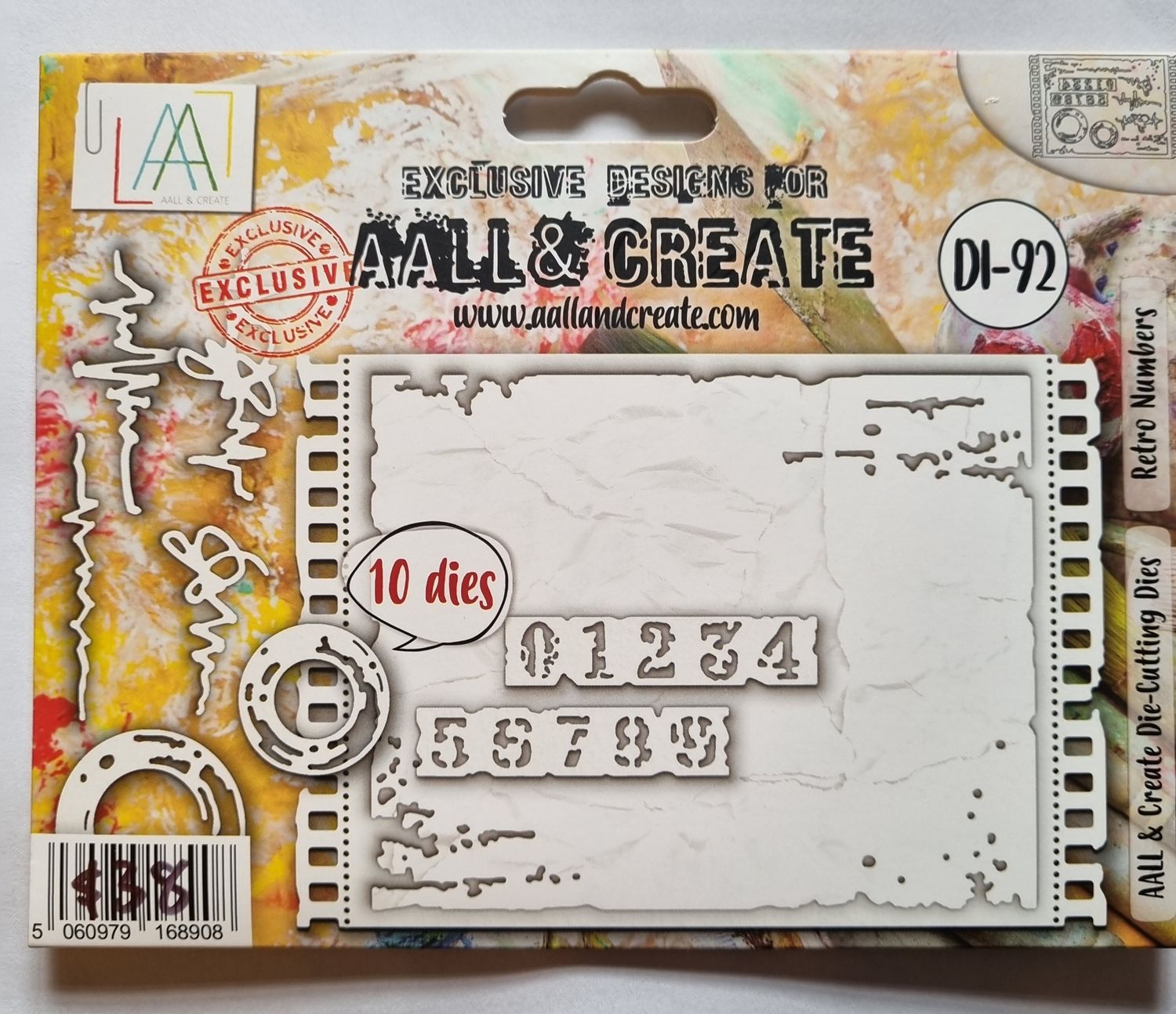 Aall and Create Retro Numbers Die