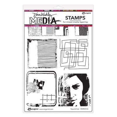 Dina Wakley Stamp Squared Up #preorder