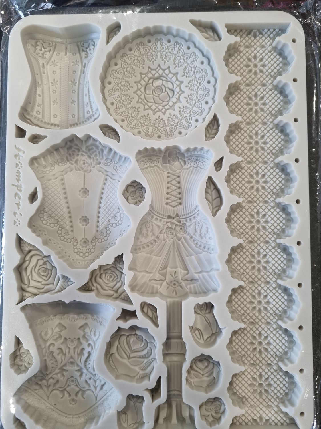 Stamperia Lace And Corset Mould