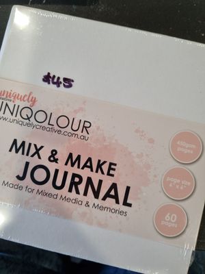 Uniqcolour 6x6 Journal White